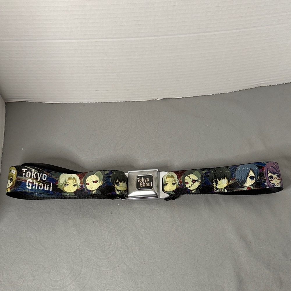 Buckle-Down Tokyo Ghoul Grunge Anime Characters  Adjustable Belt Black Purple